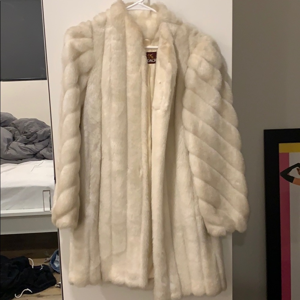 Faux fur coat